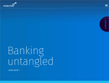 Tablet Screenshot of crossriverbank.com